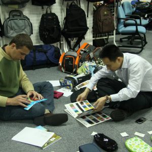 6.We meeting and exchange with clients visited us